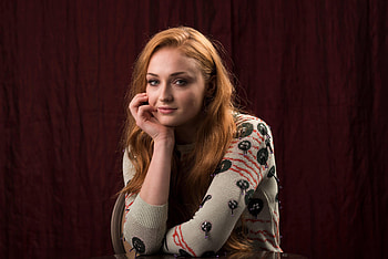 Actress, Celebrity, Redhead, Sophie Turner, American HD wallpaper