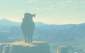 Vah Naboris looking at Hyrule Castle in Legend of Zelda - Breah of the Wild, The Legend of Zelda, The Legend of Zelda: Breath of the Wild, camel HD wallpaper