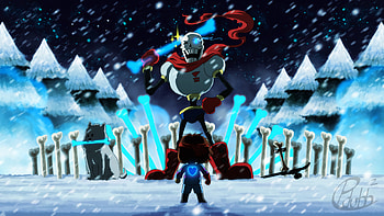 Videojuego - Undertale Frisk (Undertale) Papyrus (Undertale) Annoying Dog ( Undertale) HD wallpaper