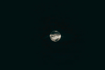 Moon, Dark, Planet, Full Moon HD wallpaper