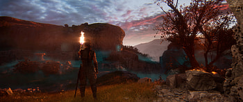 Hellblade 2 - Outside Cave, Senua's Saga: Hellblade II, video game HD wallpaper