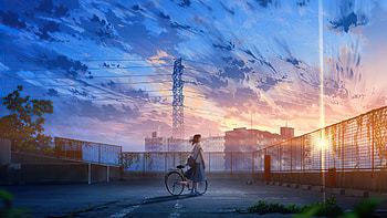 Last Day Effect, anime-girl, anime, artist, artwork, digital-art HD wallpaper