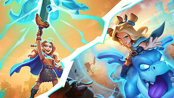 Clash Royale — Stormbound Sorceresses, mobile game, Clash Royale, game art HD wallpaper