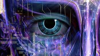 Abstract, eyes, psychedelic, trippy HD wallpaper
