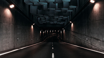 Denmark tunnel, Architectural marvel, Urban infrastructure, Futuristic design HD wallpaper