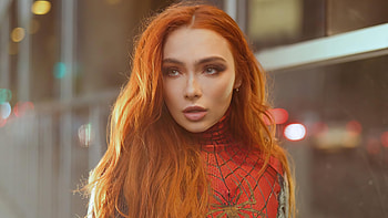 Spider Girl Cosplay, spidergirl, superheroes, cosplay, artist, artwork, digital-art HD wallpaper