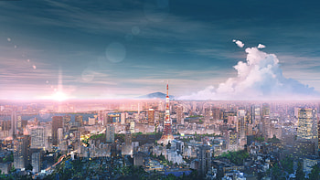 Cityscape, Travels, Tokyo, Anime HD wallpaper