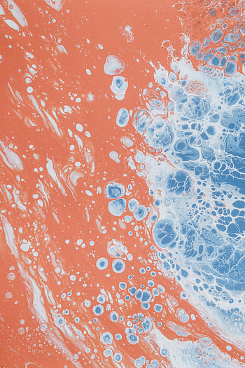 Abstract, Divorces, Multicolored, Motley, Stains, Spots HD phone wallpaper
