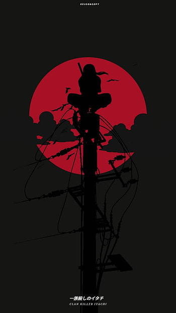 Itachi uchiha, Itachi Silhouette HD phone wallpaper