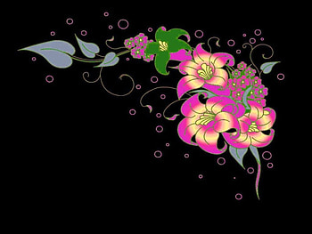 Lillies, Flowers, Flowers in the Dark, Night Flowers HD wallpaper