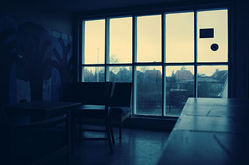 Rain, Drops, Dark, Window, Room HD wallpaper