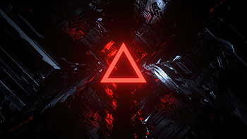 Triangle Shape In Center Abstract, abstract, artist, artwork, digital-art HD wallpaper