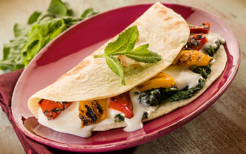 Flavorful cuisine, Vibrant colors, Mouth-watering dish, Appetizing presentation HD wallpaper