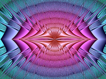 Coming Outward, blue, outward, pink, abstract HD wallpaper