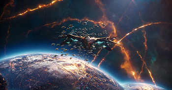 Guardians of the Galaxy Vol. 2, Spaceship , Action-packed adventure, Misfit heroes HD wallpaper