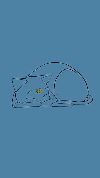 Luna Sailor Moon, artemis, usagitsukino, manga, anime, sailormoon, sailor moon HD phone wallpaper