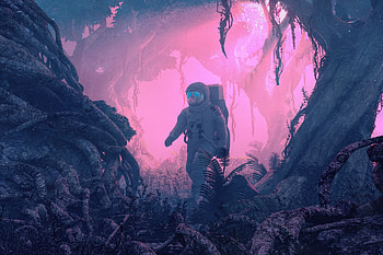 Astronaut, Sci Fi HD wallpaper