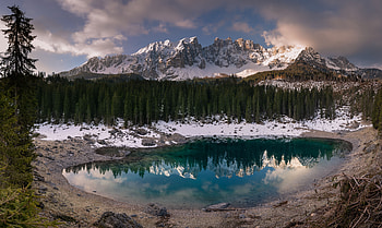 Landscape, Nature, Mountains, Lake, Reflection, Forest HD wallpaper