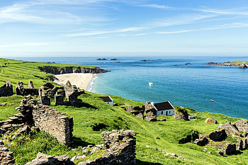 Remote Irish island, Great Blasket, New job offer HD wallpaper