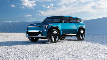 Kia EV9 Concept 2021 2 Cars HD wallpaper