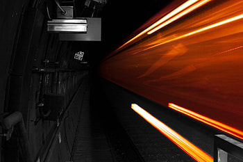 Long Exposure Tunnel Train , long-exposure, train, graphy, behance HD wallpaper