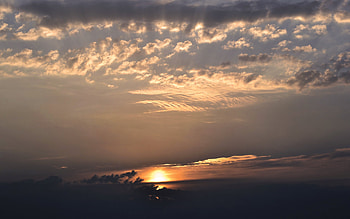 Landscape, Sunset, Clouds HD wallpaper