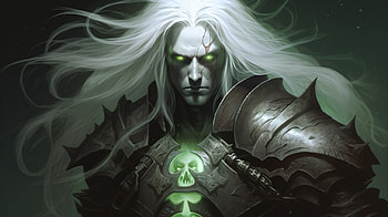 Necromancer, AI Art, fantasy, dark, Dark Fantasy HD wallpaper