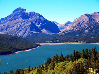 Mountains And River, cool HD wallpaper