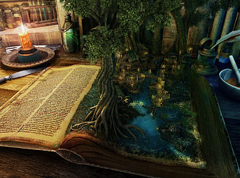BOOK OF LIFE, Candle, Life, , Magic, 3D, Fantasy, Book HD wallpaper