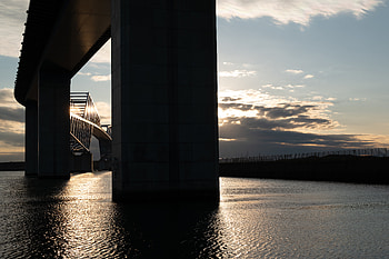 Rivers, Architecture, Miscellanea, Miscellaneous, Bridge, Construction, Design, Support HD wallpaper