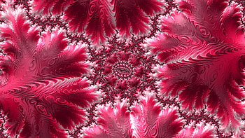 Trippy Psychedelic Fractal, red, crimson, Abstract, fractal HD wallpaper