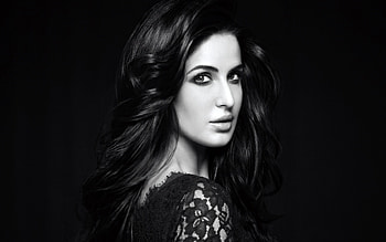 Katrina Kaif Grayscale, black-and-white, monochrome, katrina-kaif, indian-celebrities HD wallpaper