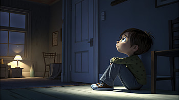 Ultra : Emptiness Within, empty inside, child, sadness, room, animation HD wallpaper