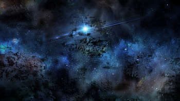 Stars, Universe, Shining, Flash, Nebula HD wallpaper
