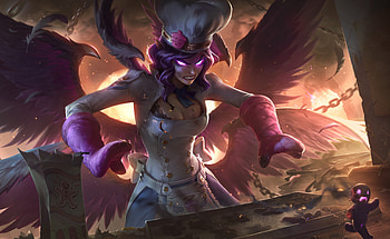 Angry warrior, cook, artwork, Morgana, League of Legends HD wallpaper
