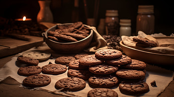 Delicious Chocolate Chip Cookies for Baking Enthusiasts, Chocolate Chip Cookie, baking, food, cookie HD wallpaper