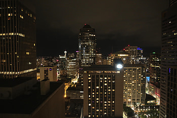 Cities, Skyscraper, Building, Lights, Night City HD wallpaper