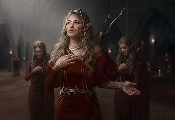 5th Oath of the Red Army, fantasy, elf HD wallpaper