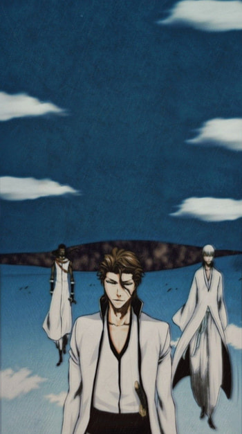 Aizen, sky, art, city, gin HD phone wallpaper