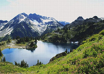 Heart Lake, cool, heart, , lake HD wallpaper