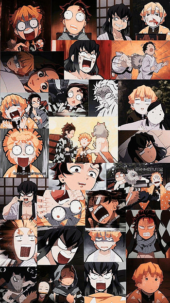 Funny demon slayer pic, art, graph HD phone wallpaper