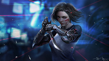 Alita Fanart, alita-battle-angel, artist, artwork, artstation HD wallpaper