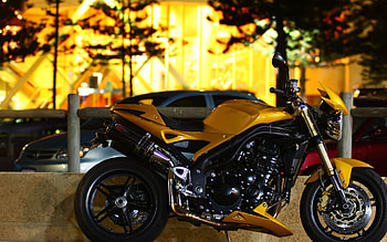 Triumph Motorcycles, Speed Triple, Dynamic performance, Intense speed HD wallpaper