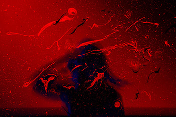 Abstract, Silhouette, Spray, Paint HD wallpaper