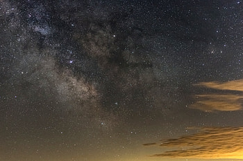 Nature, Sky, Stars, Clouds, Starry Sky HD wallpaper