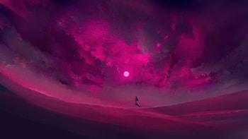 Chasing The Doubt, alone, artist, artwork, digital-art, deviantart HD wallpaper