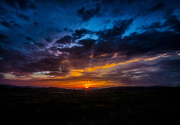 Nature, Sky, Clouds, Dawn, Horizon, Sunrise, Rise HD wallpaper