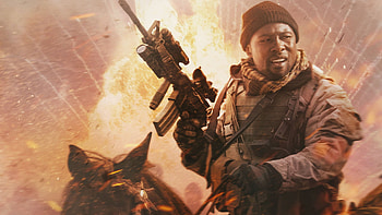 Trevante Rhodes In 12 Strong Movie, 12-strong, 2018-movies, movies, trevante-rhodes HD wallpaper