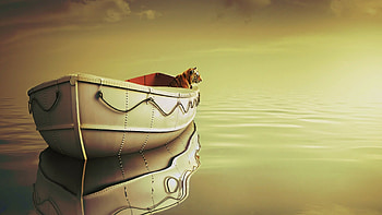Life of Pi, Boat, 1440p resolution, Stunning HD wallpaper