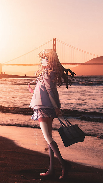 Kaori Miyazono, kaori-miyazono, anime-aesthetic, anime-, anime-x-reality, your-lie-in-april, anime HD phone wallpaper